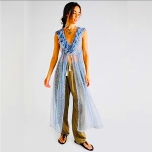 NWOT Free People Haut Long In Paris In Ivory Combo | ModeSens